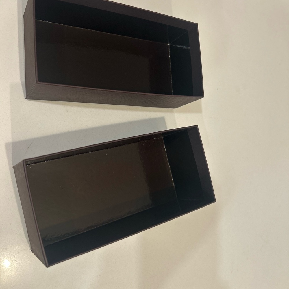 Elegant Black Storage Boxes